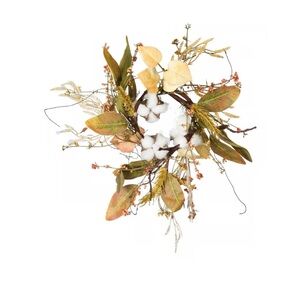 Cotton & Leaves Candle Ring